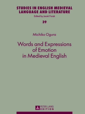 cover image of Words and Expressions of Emotion in Medieval English